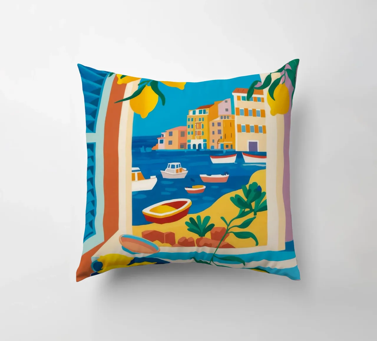 Lemon Tree Seaview cuscino da FadeAura