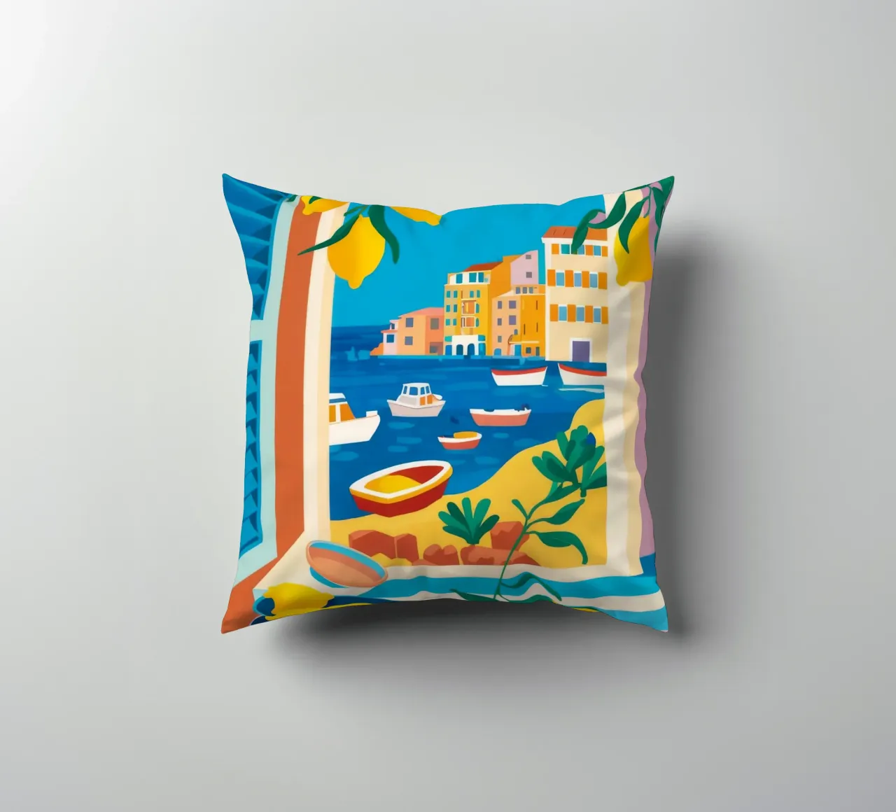 Lemon Tree Seaview cuscino da FadeAura