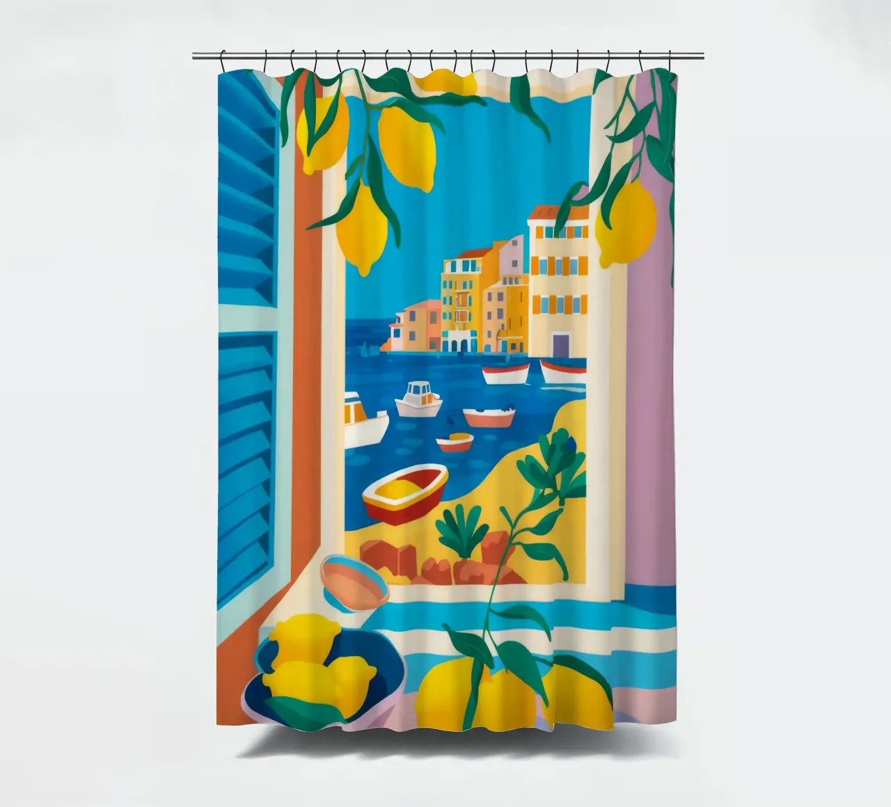 Lemon Tree Seaview tenda da doccia da FadeAura