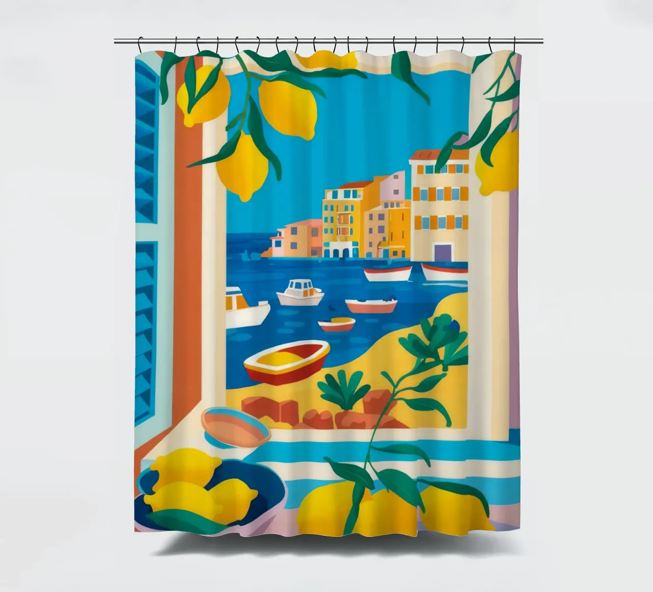 Lemon Tree Seaview tenda da doccia da FadeAura
