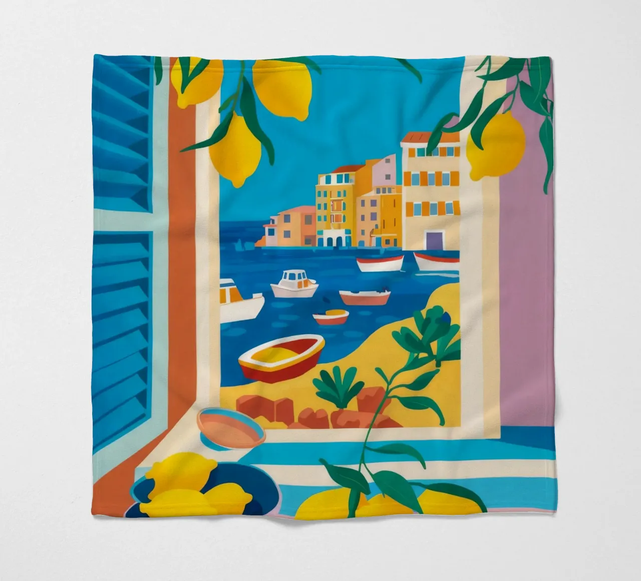 Lemon Tree Seaview coperta in pile da FadeAura