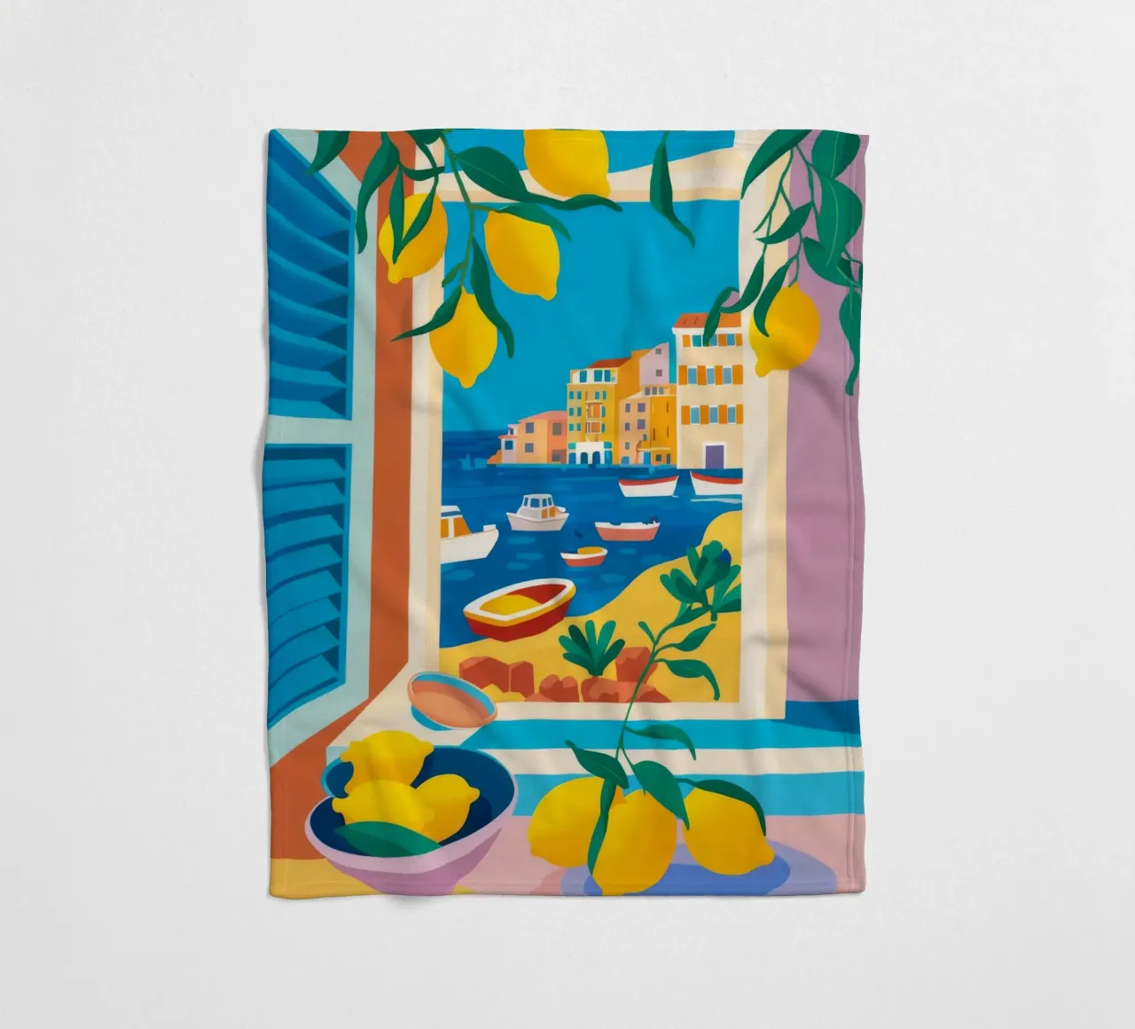 Lemon Tree Seaview coperta in pile da FadeAura