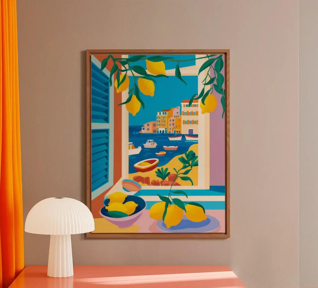 Lemon Tree Seaview alluminio dibond da FadeAura