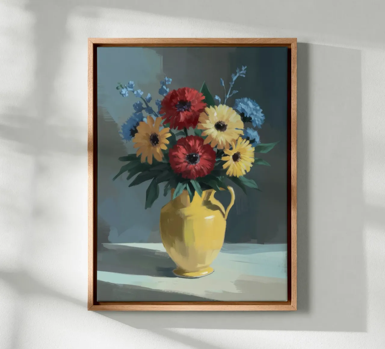 Golden Vase Gloom canvas by Stone Decade
