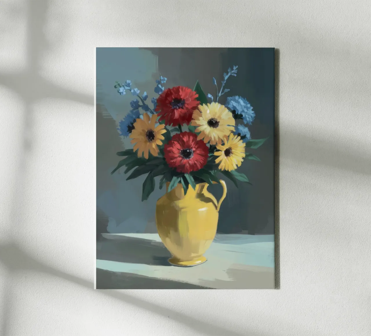 Golden Vase Gloom canvas by Stone Decade