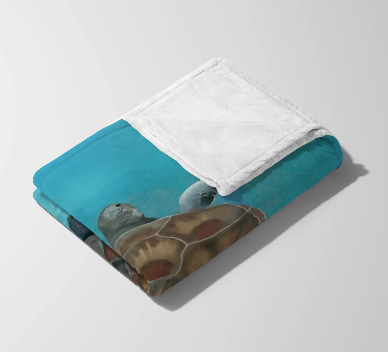 Serenità delle tartarughe marine coperta in pile da Verse