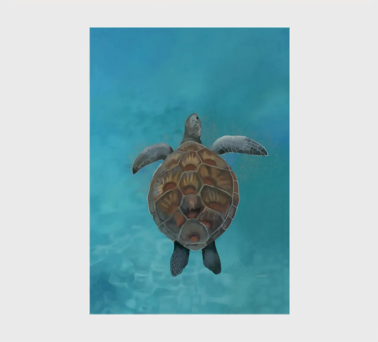 Sea Turtle Serenity notebook by Verse