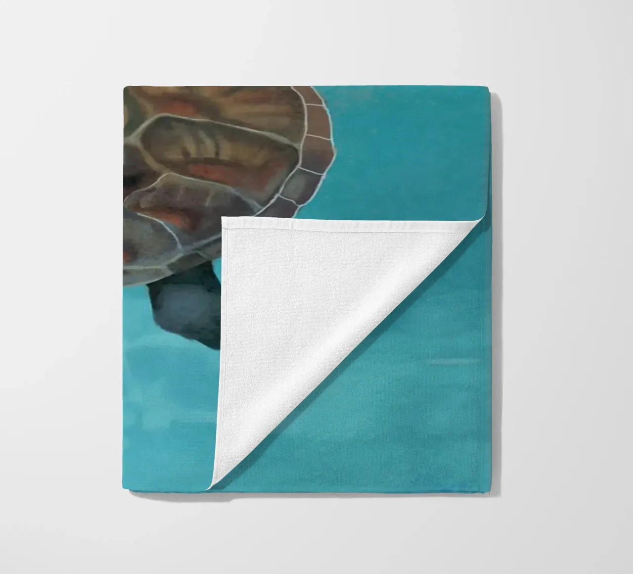 Sea Turtle Serenity beach towel by Verse