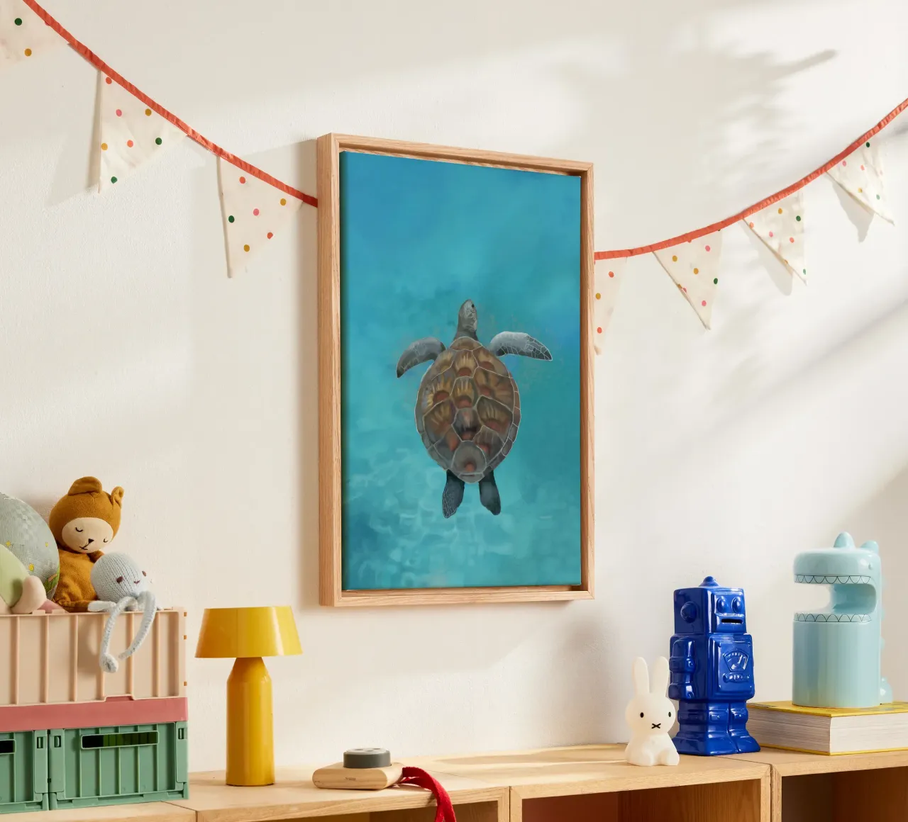Sea Turtle Serenity canvas by Verse