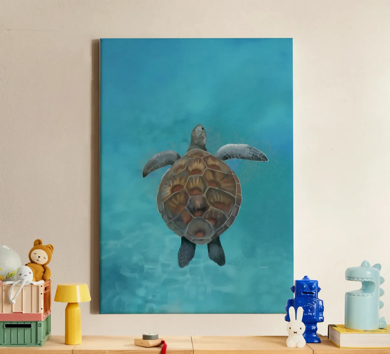 Sea Turtle Serenity canvas by Verse