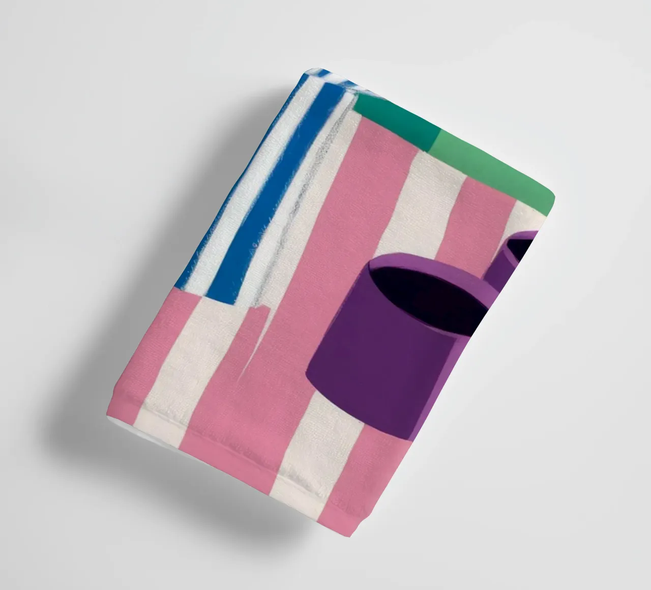 Striped Bowl Apple Pear towel by Haven Fantasy