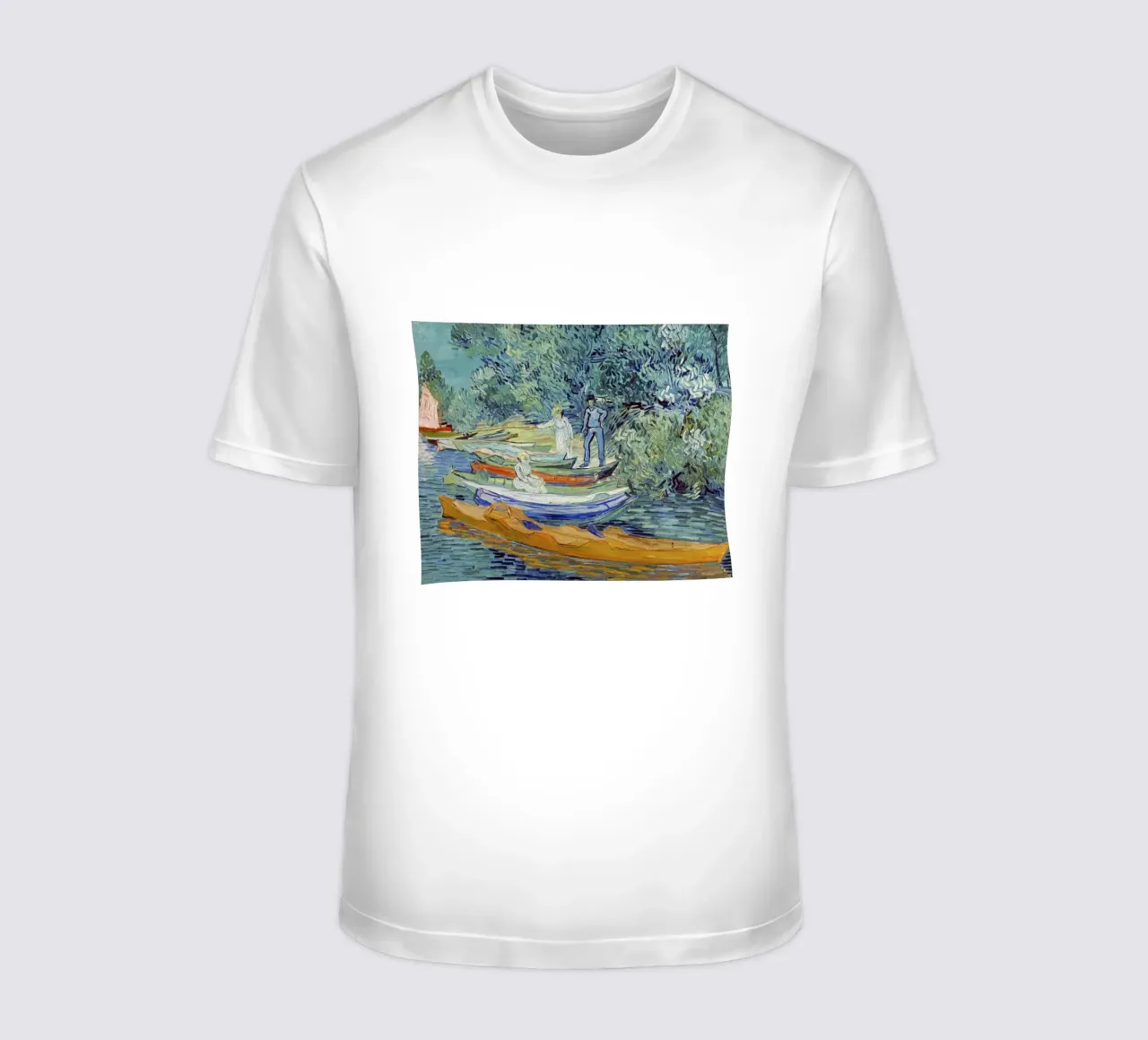 qualcuno sta salendo su una barca t-shirt da cloud shop