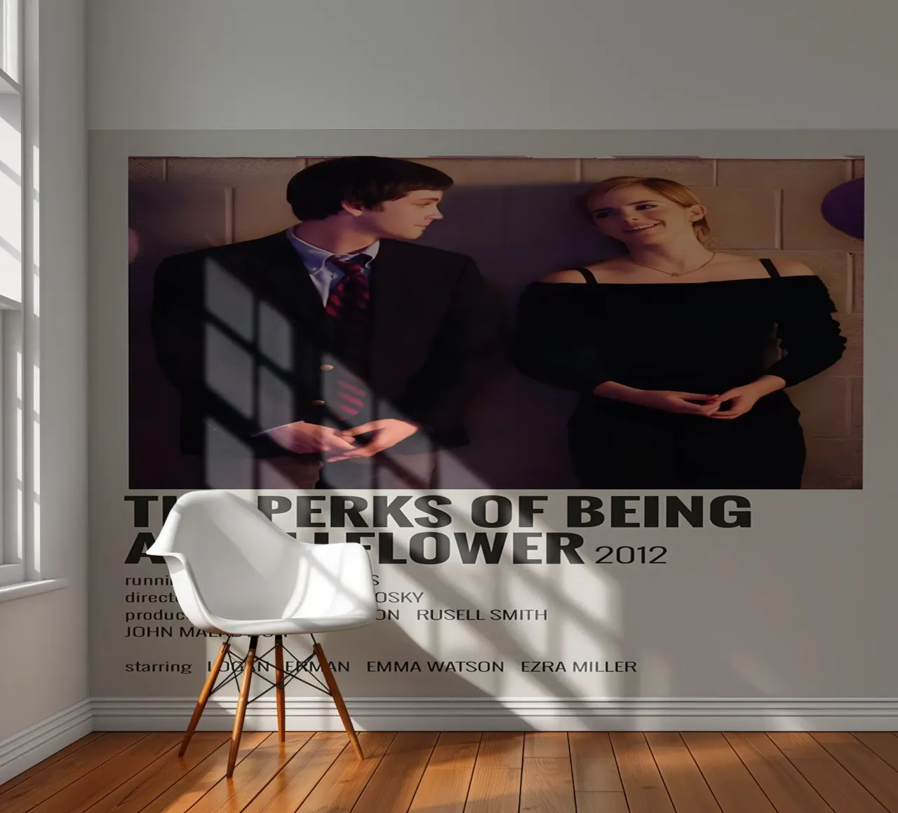 THE PERKS OF BEING A WALLFLOWER 2012 Fototapete von MVFminimalist