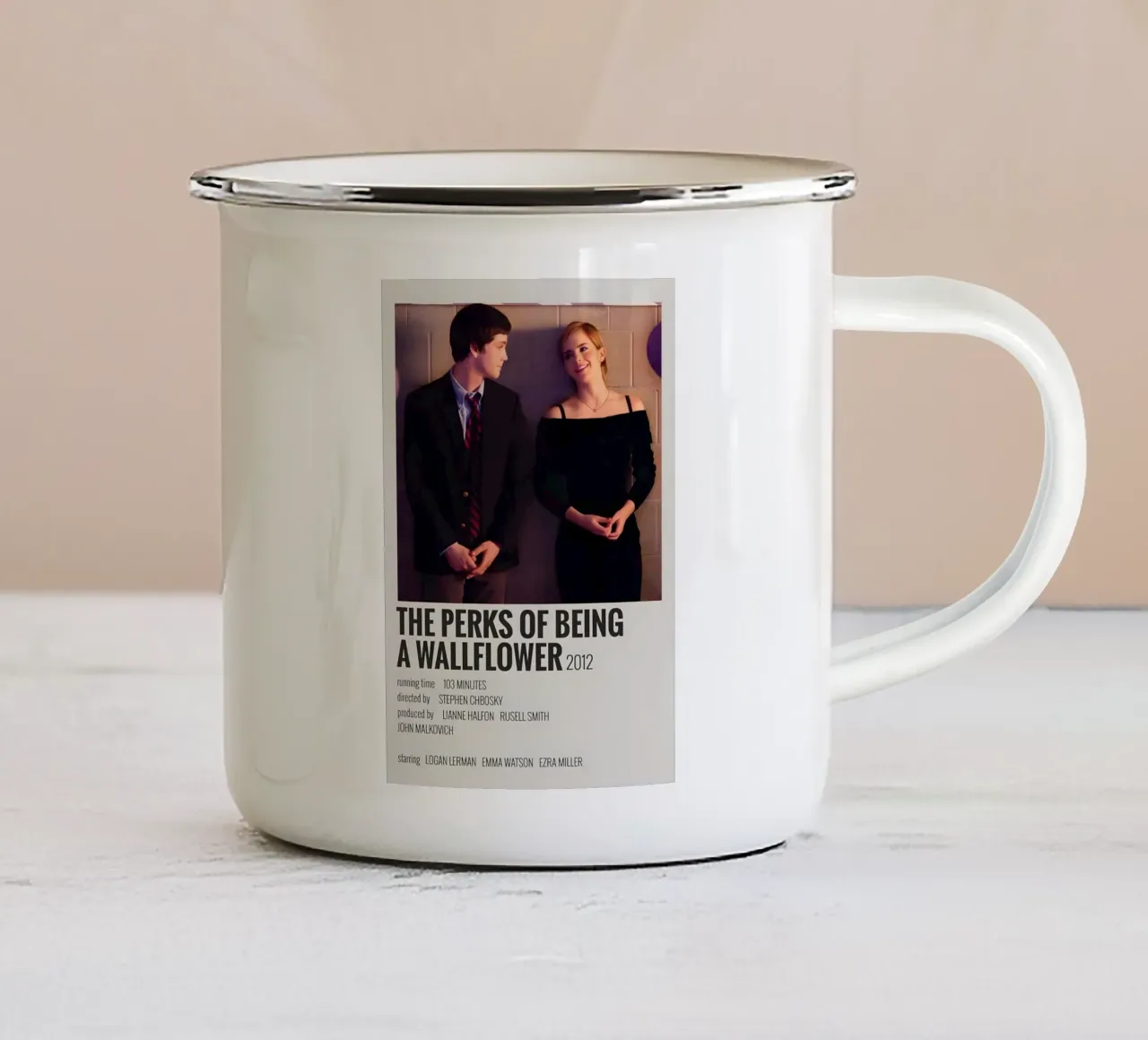 THE PERKS OF BEING A WALLFLOWER 2012 tazza in smalto da MVFminimalist