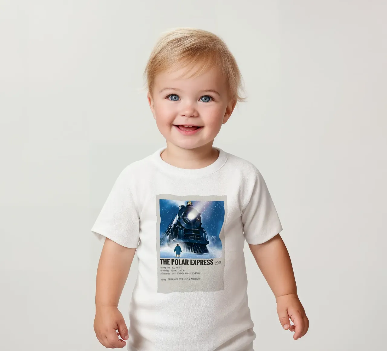 THE POLAR EXPRESS 2004 baby t-shirt by MVFminimalist