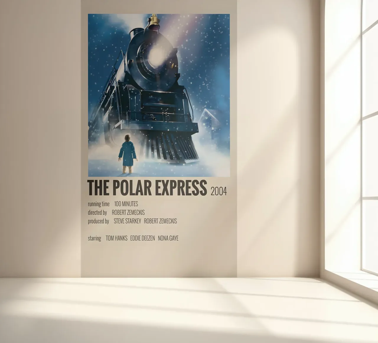 THE POLAR EXPRESS 2004 Fototapete von MVFminimalist