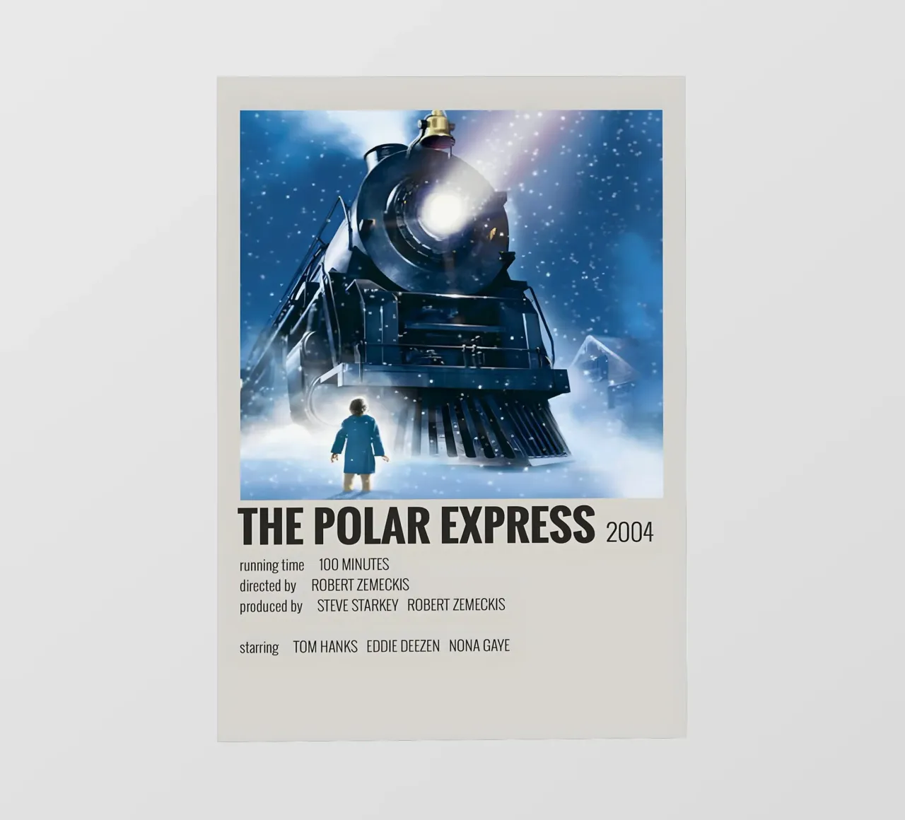 THE POLAR EXPRESS 2004 Fototapete von MVFminimalist