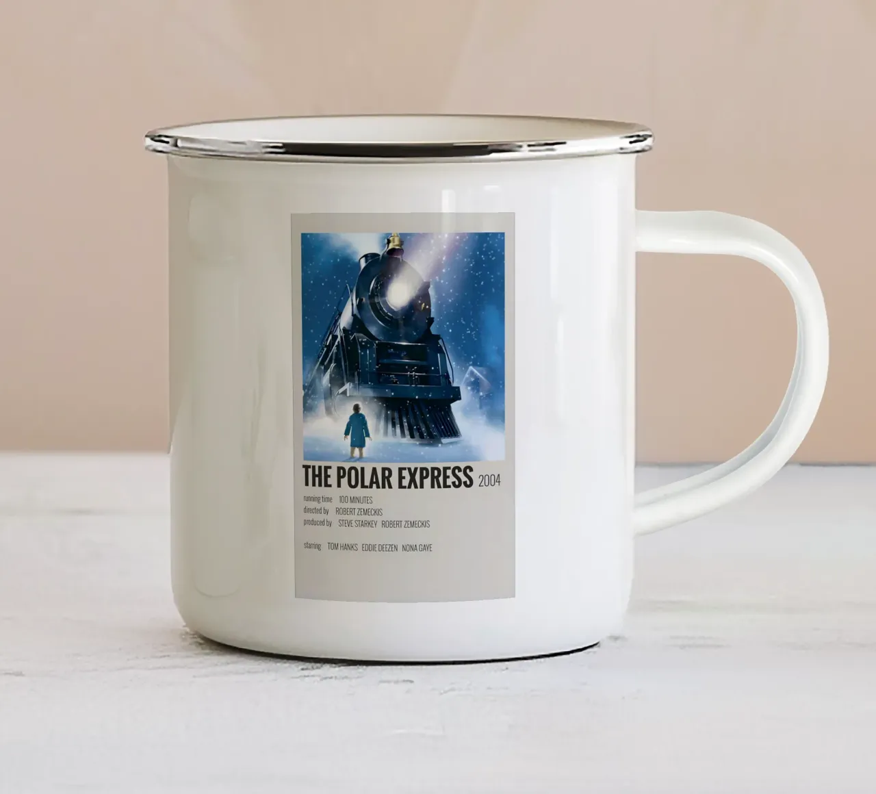 THE POLAR EXPRESS 2004 tazza in smalto da MVFminimalist