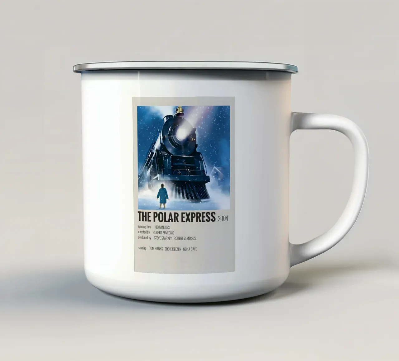 THE POLAR EXPRESS 2004 tazza in smalto da MVFminimalist