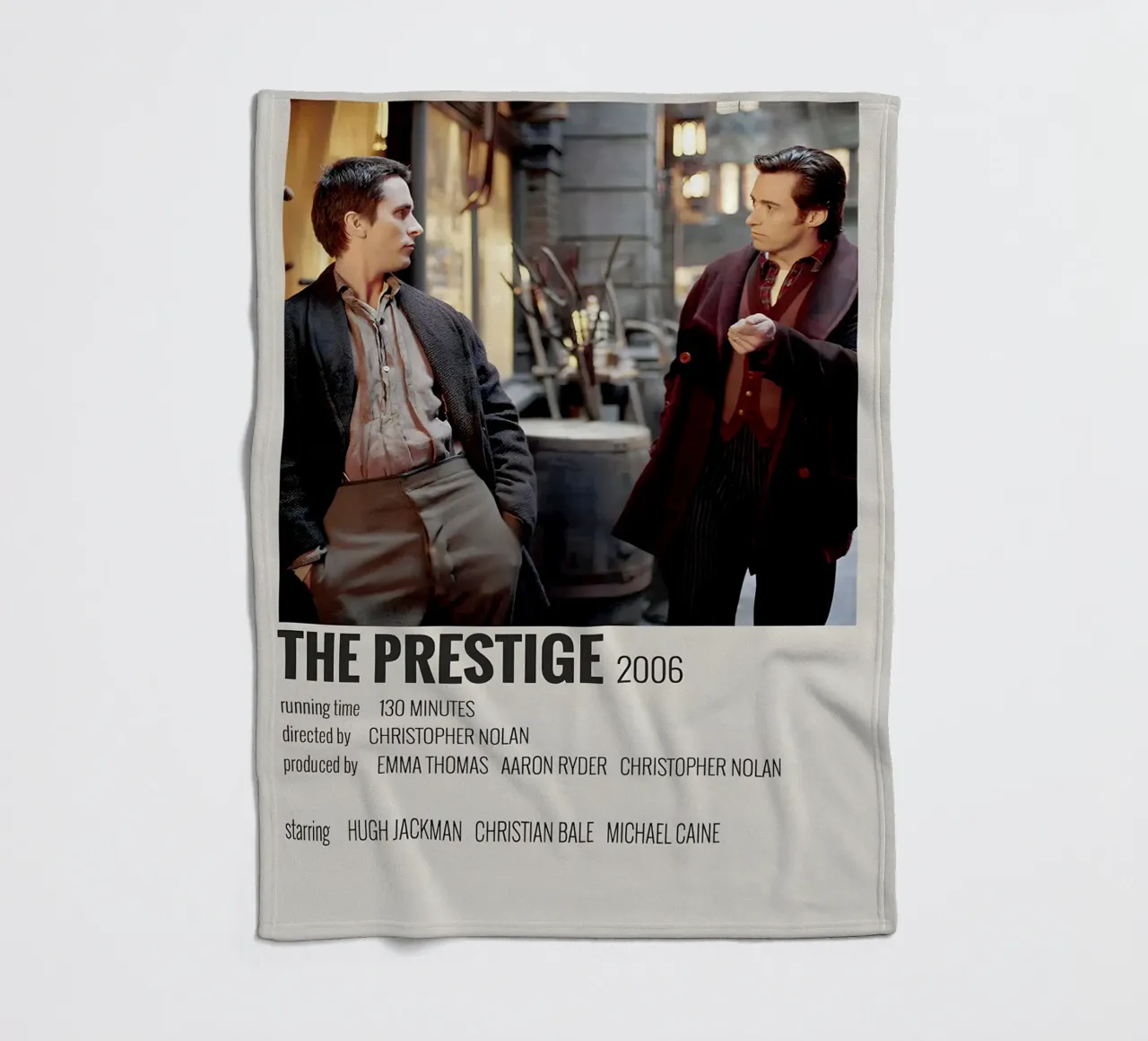 THE PRESTIGE 2006 coperta in pile da MVFminimalist