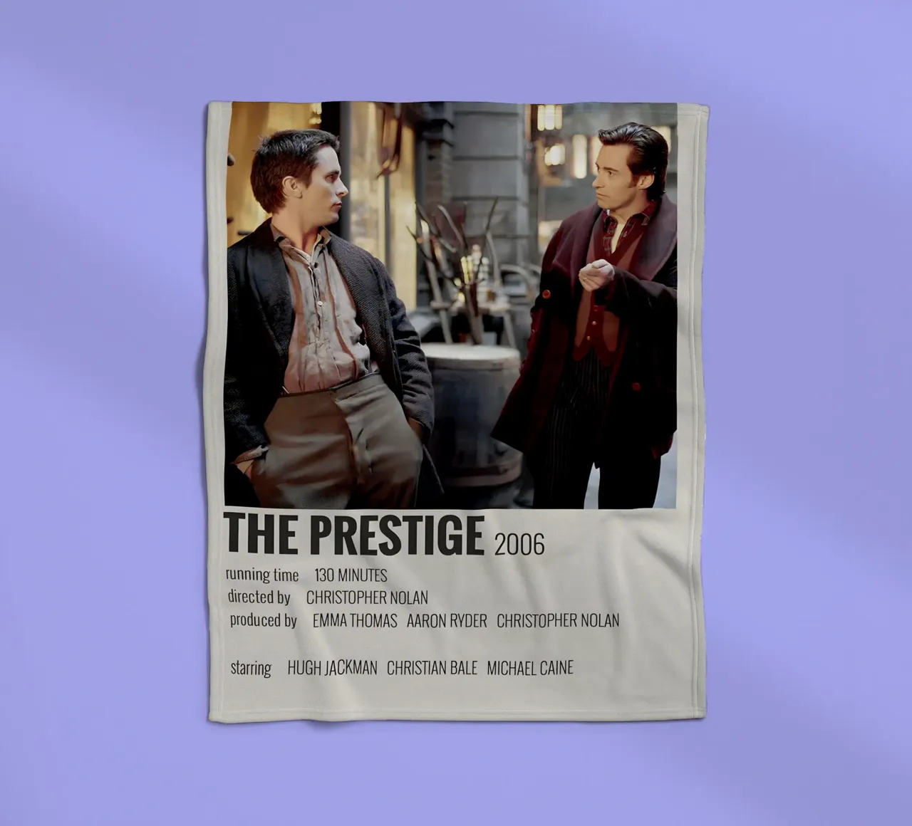 THE PRESTIGE 2006 coperta in pile da MVFminimalist