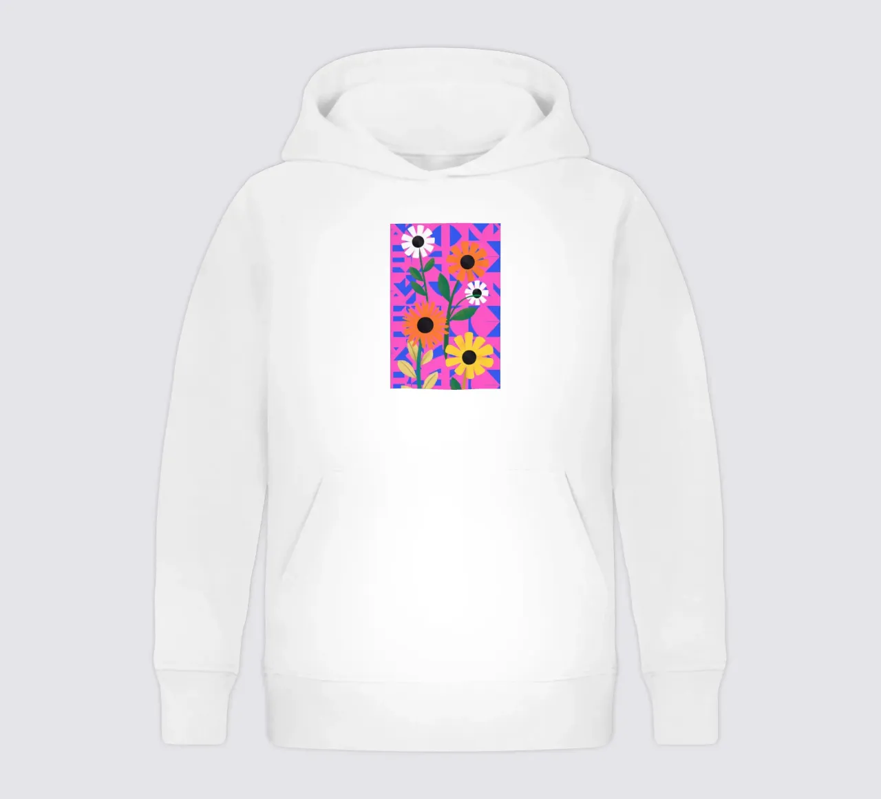 Pop Art Petal Power kids hoodie by Pale Aura
