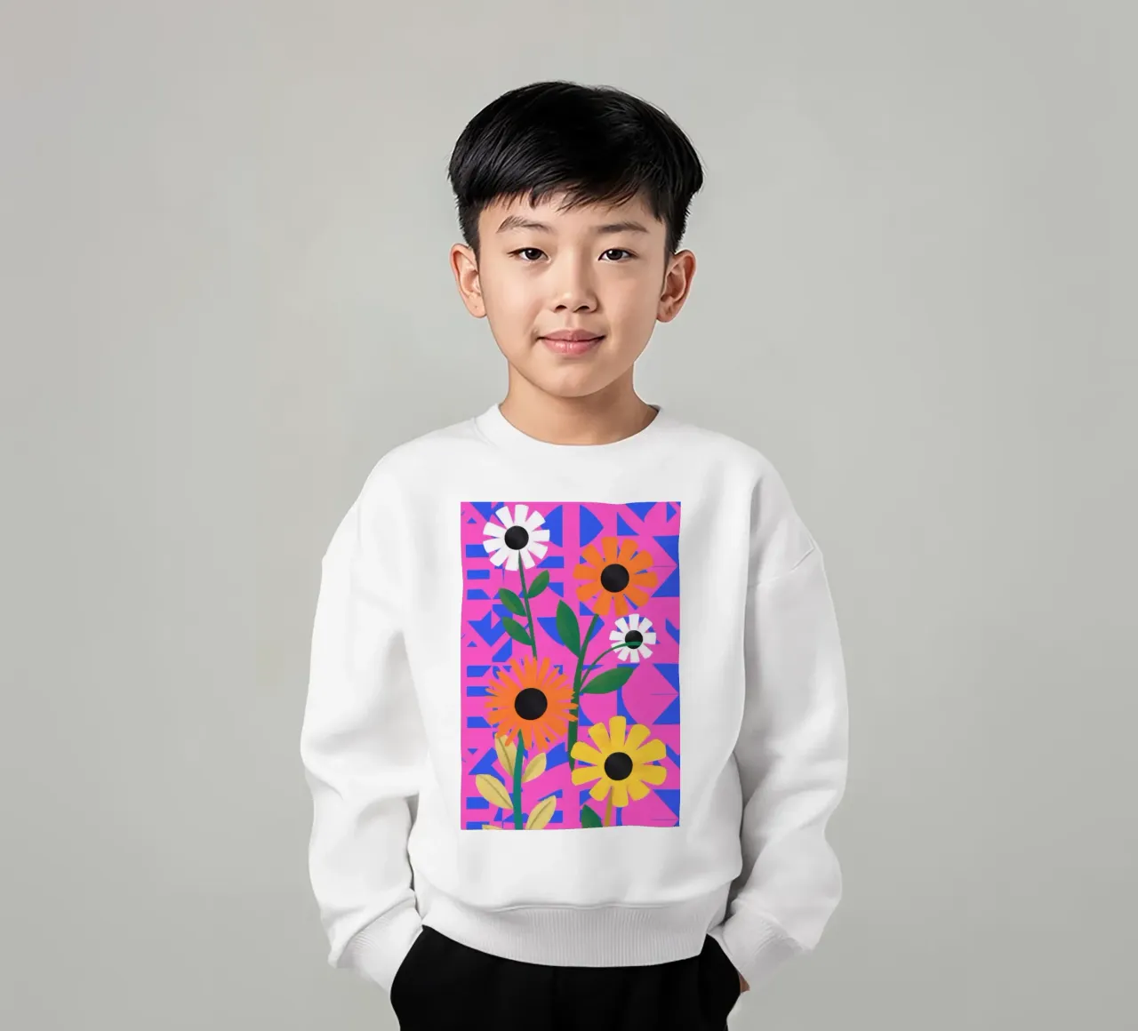 Pop Art Petal Power felpa bambino da Pale Aura
