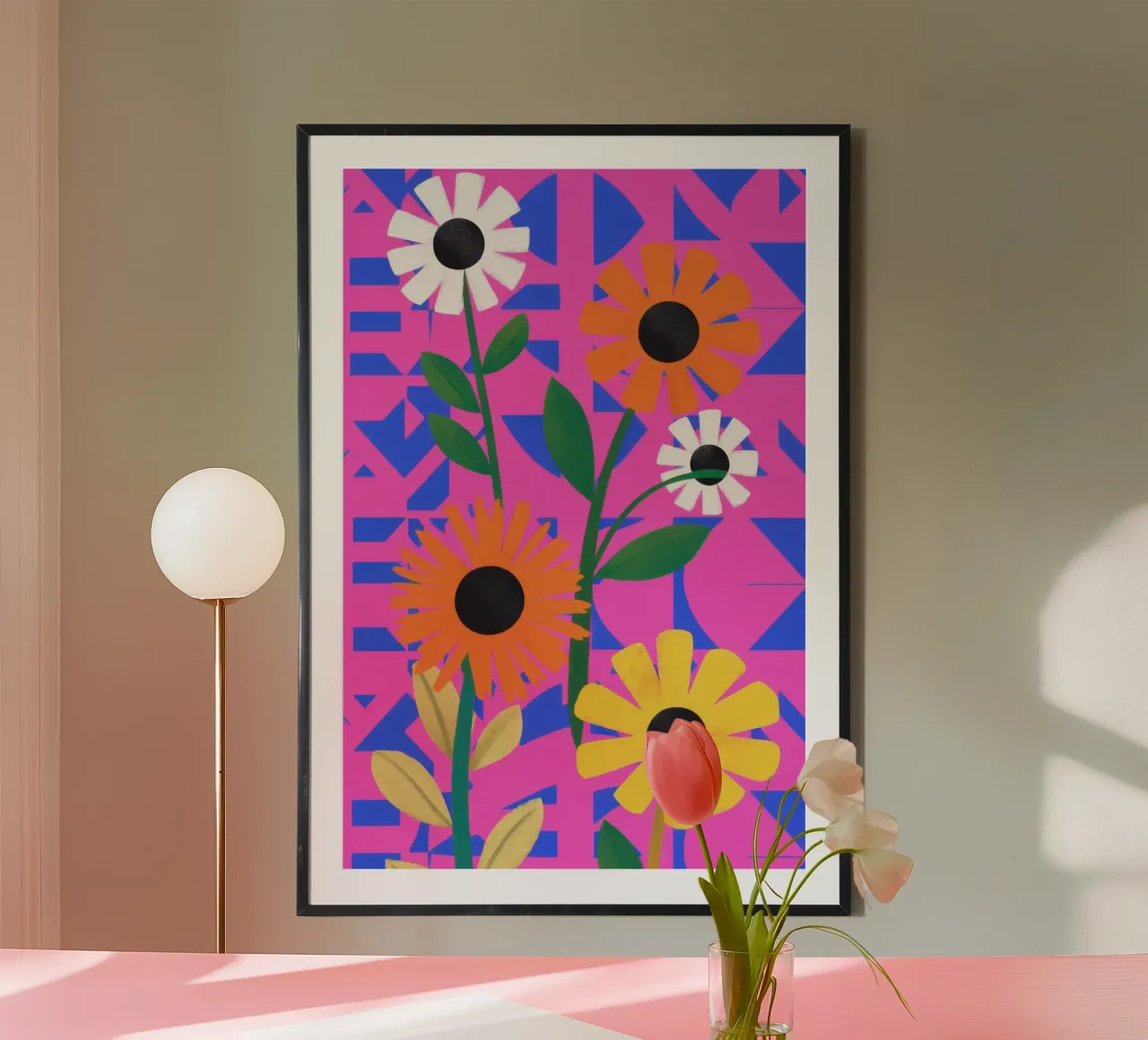 Pop Art Poder de los pétalos hahnemühle de Pale Aura