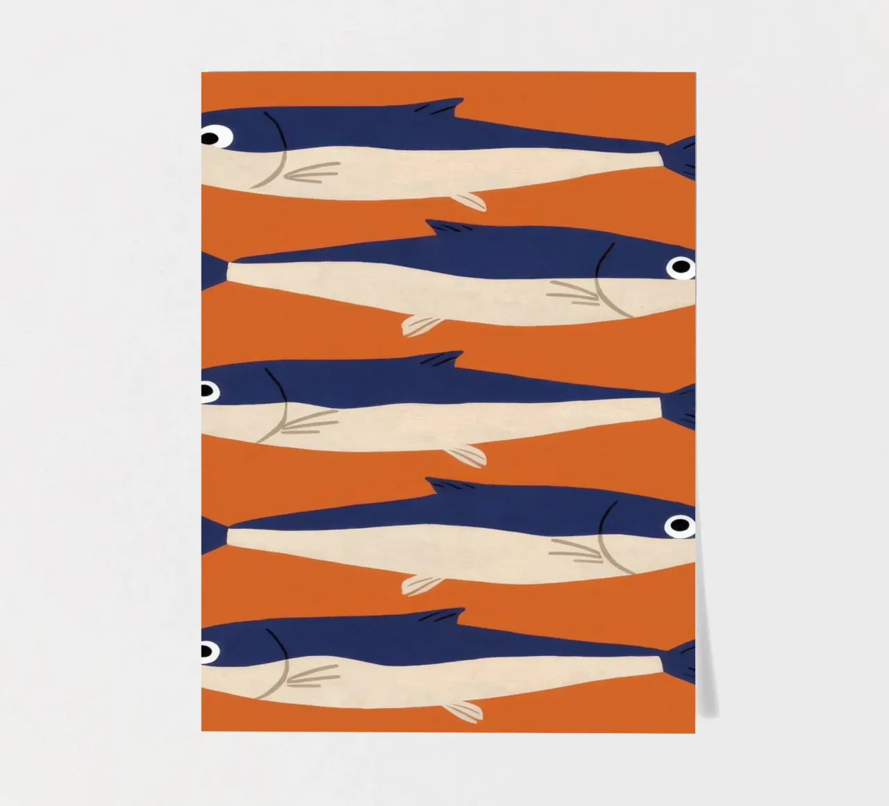 Sardine School Stillness sticker sheet by Pale Aura