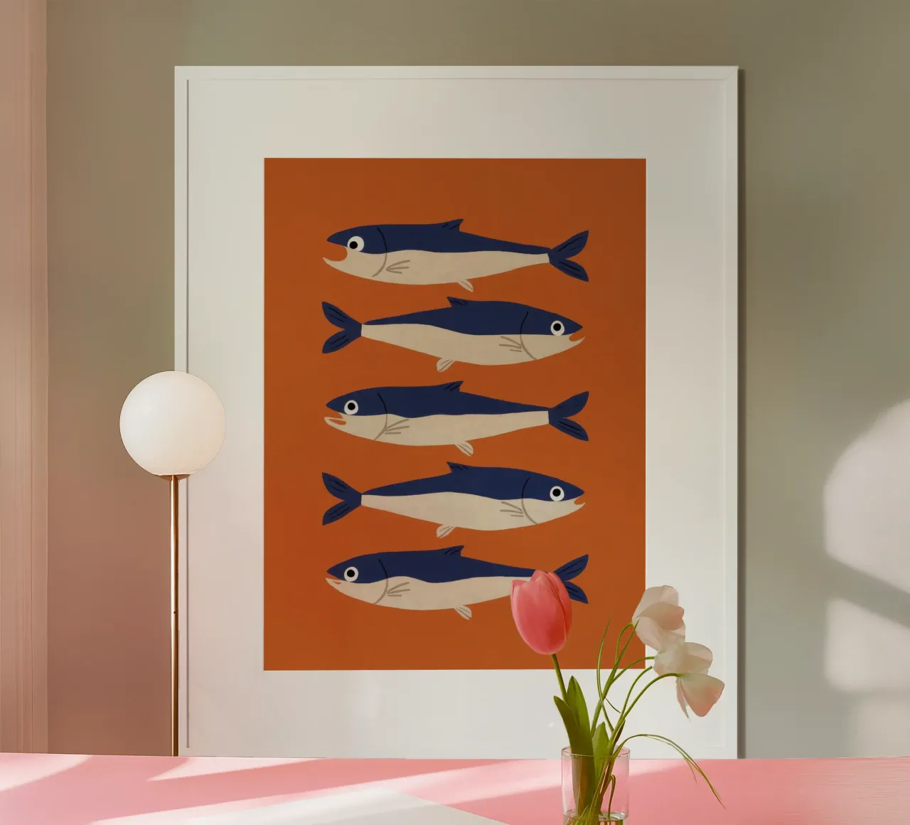 Sardine School Stillness poster by Pale Aura