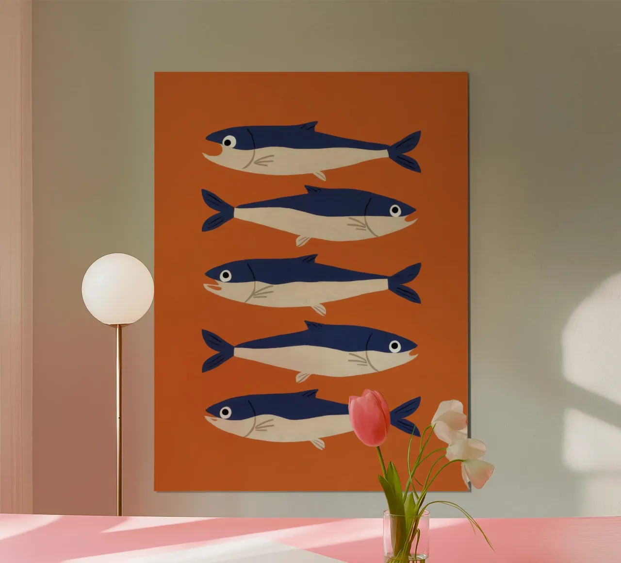 Sardine School Stillness poster by Pale Aura
