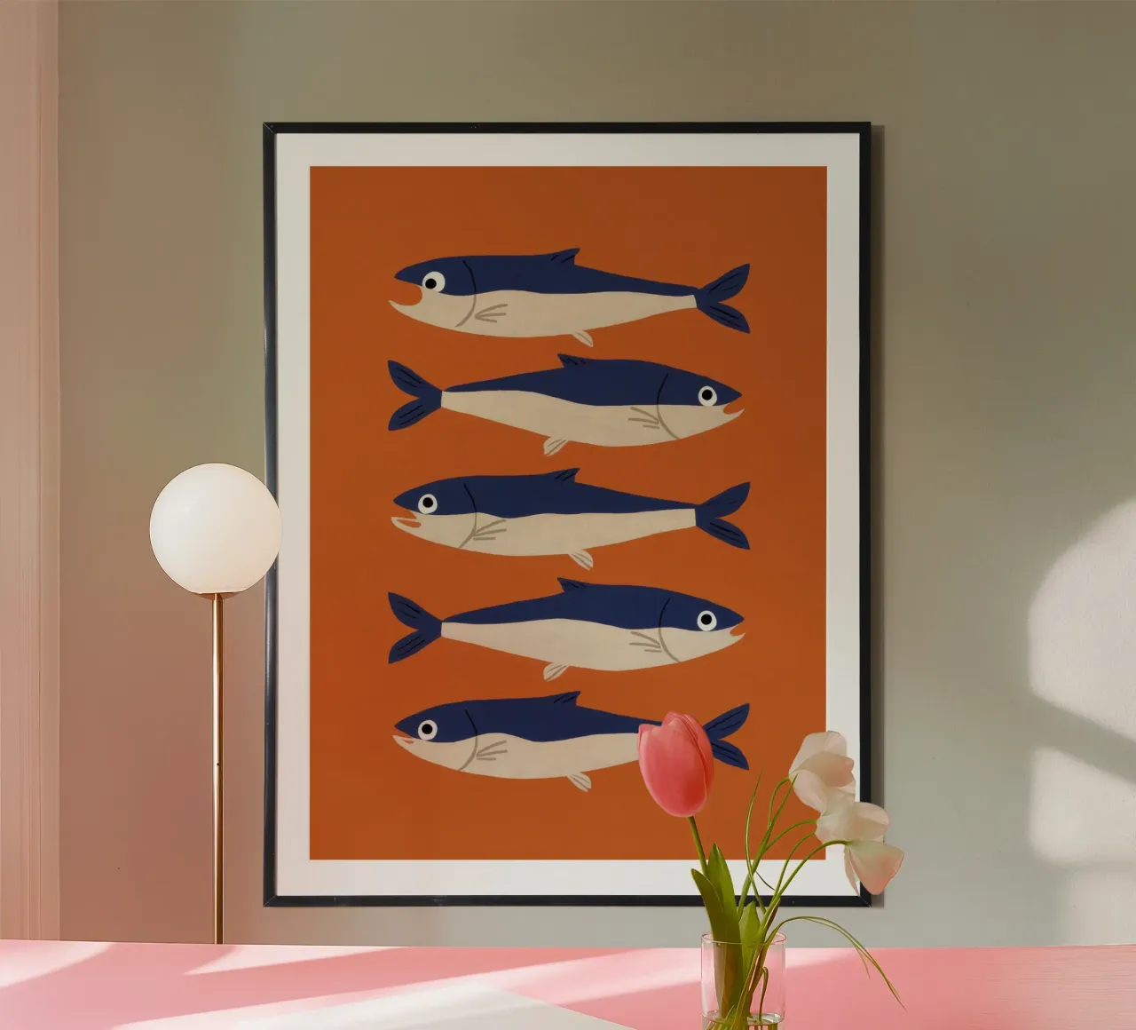 Sardine School Stillness poster by Pale Aura