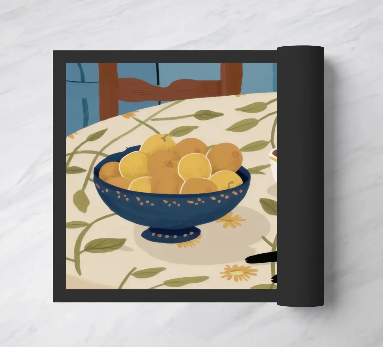 Table Cat Nap doormat by Pale Aura