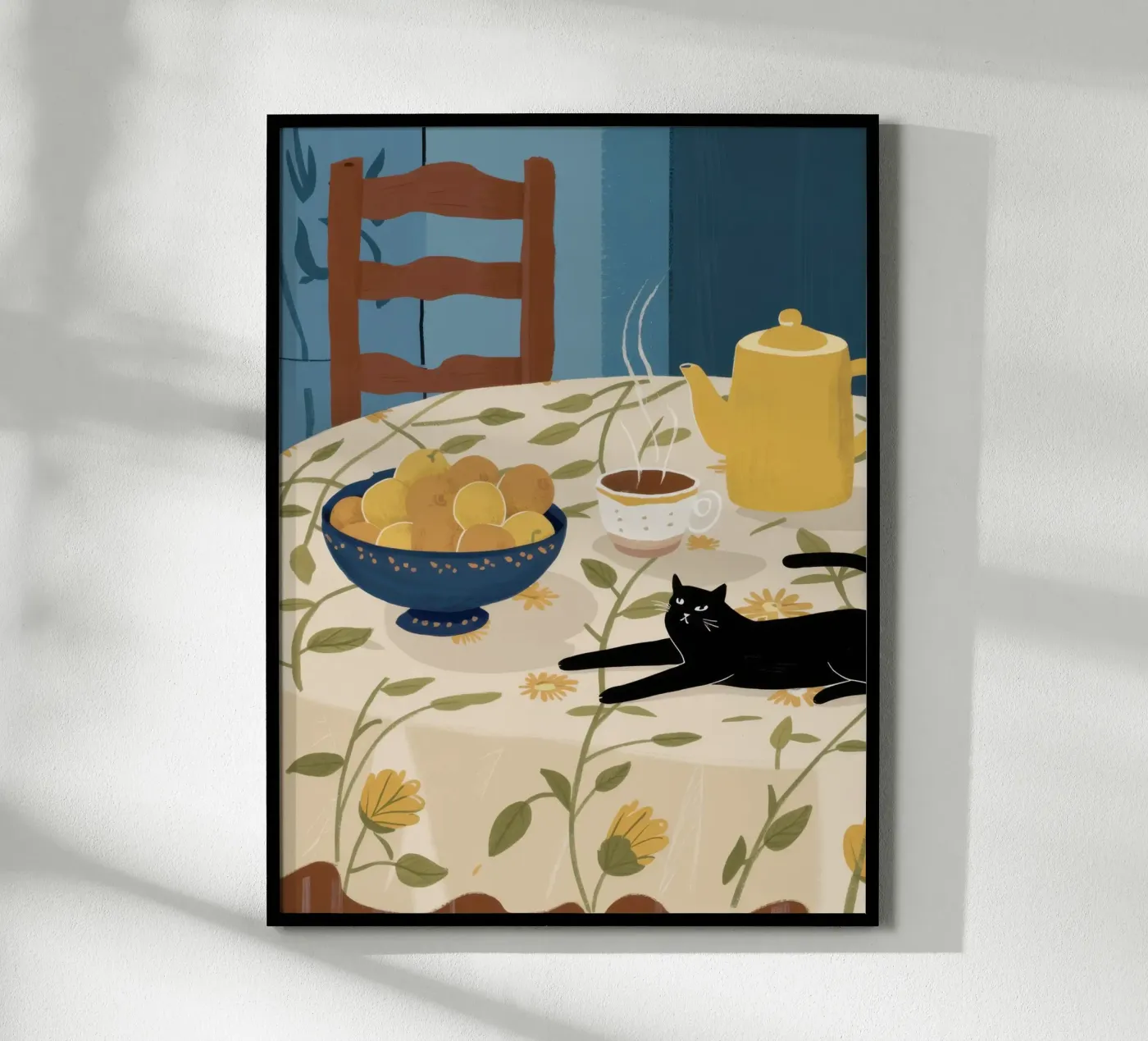 Table Cat Nap poster by Pale Aura