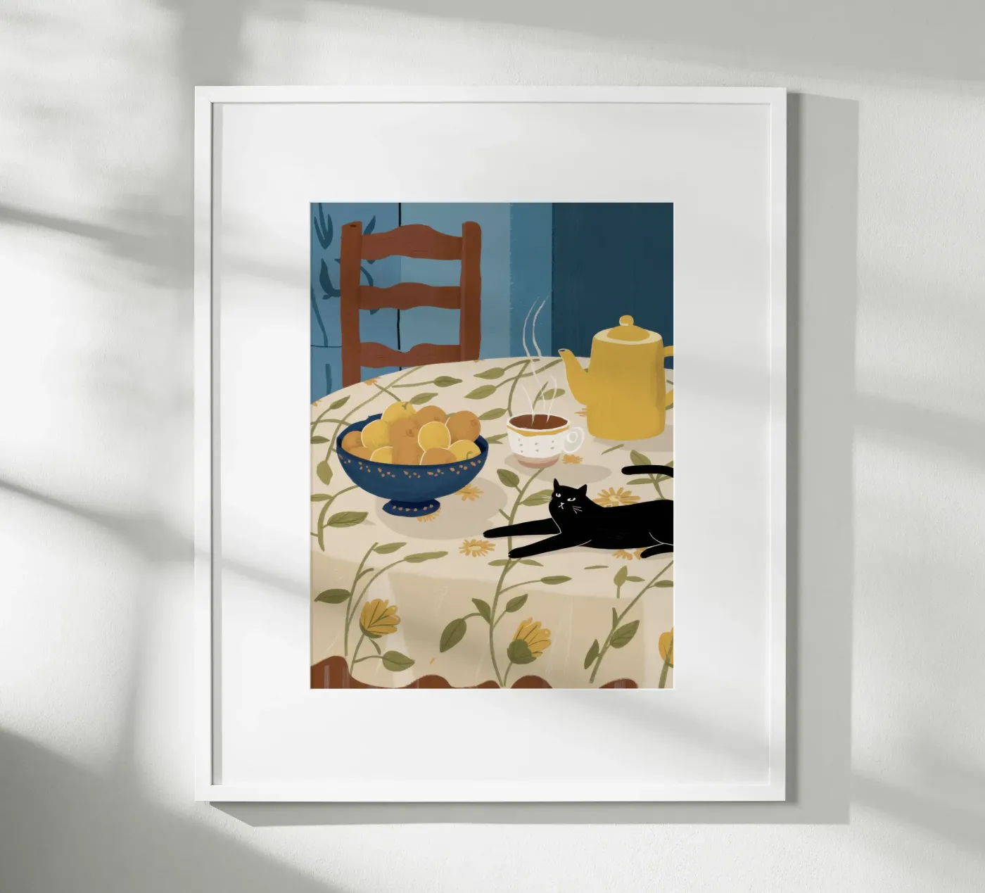 Table Cat Nap poster by Pale Aura