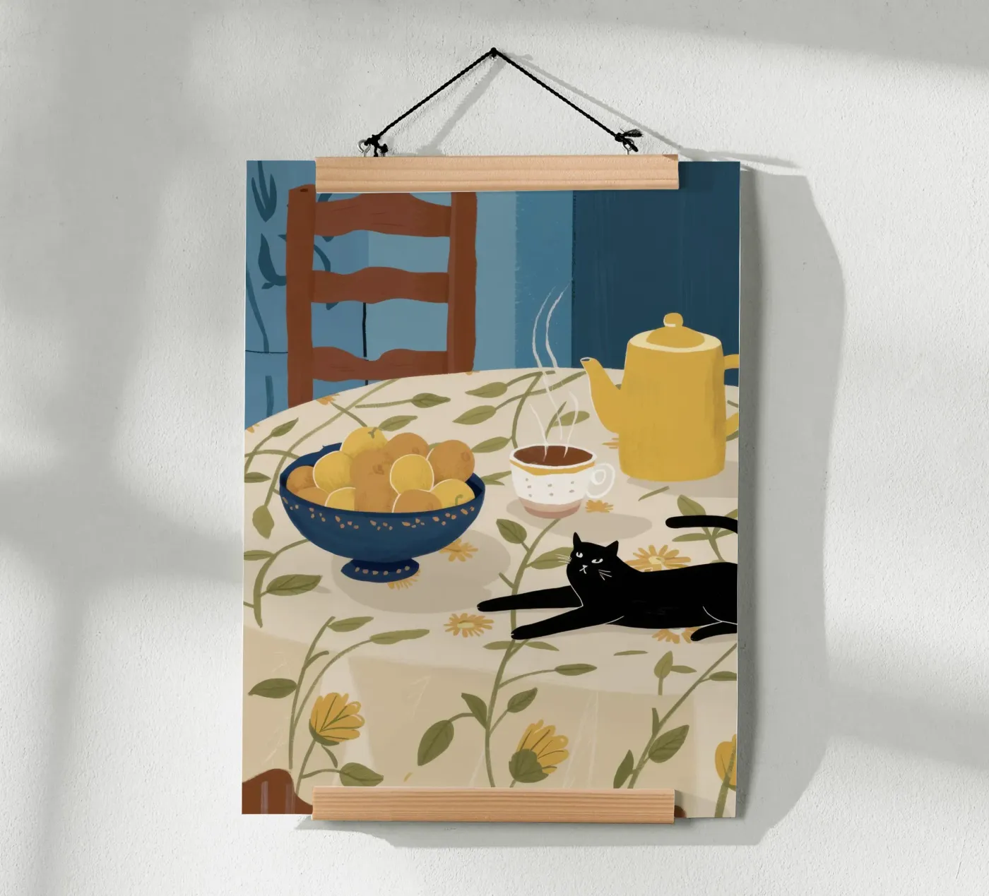 Table Cat Nap poster by Pale Aura