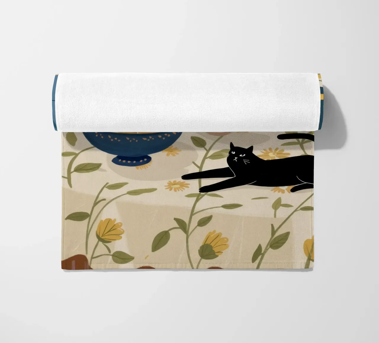 Table Cat Nap serviette de plage de Pale Aura