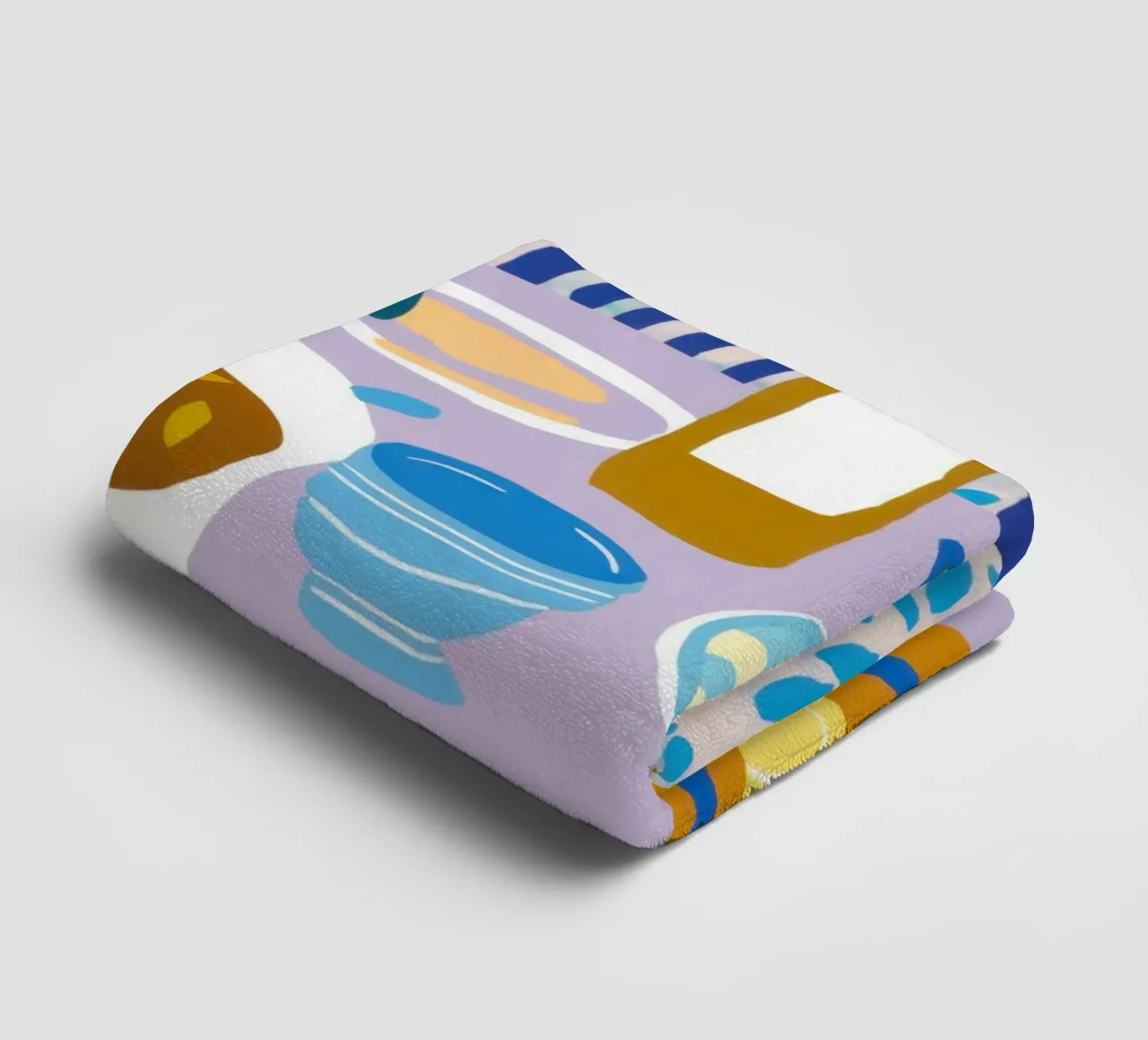 Banchetto a Tavola Blu asciugamano da bagno da Pale Aura
