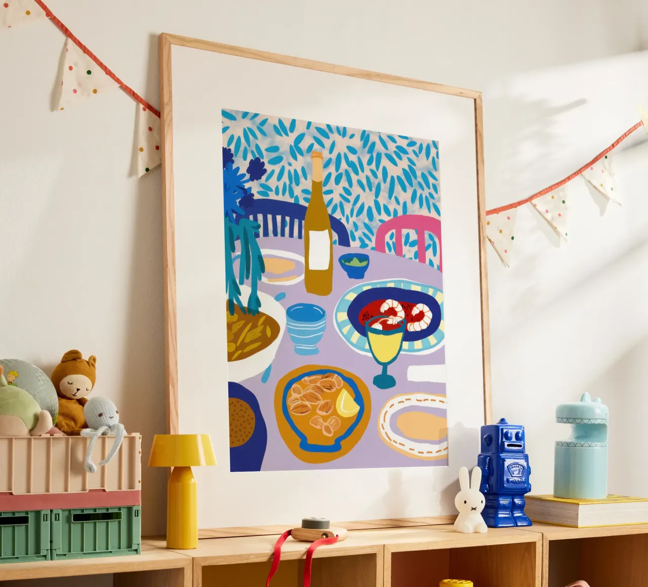 Banquete Mesa Azul hahnemühle de Pale Aura
