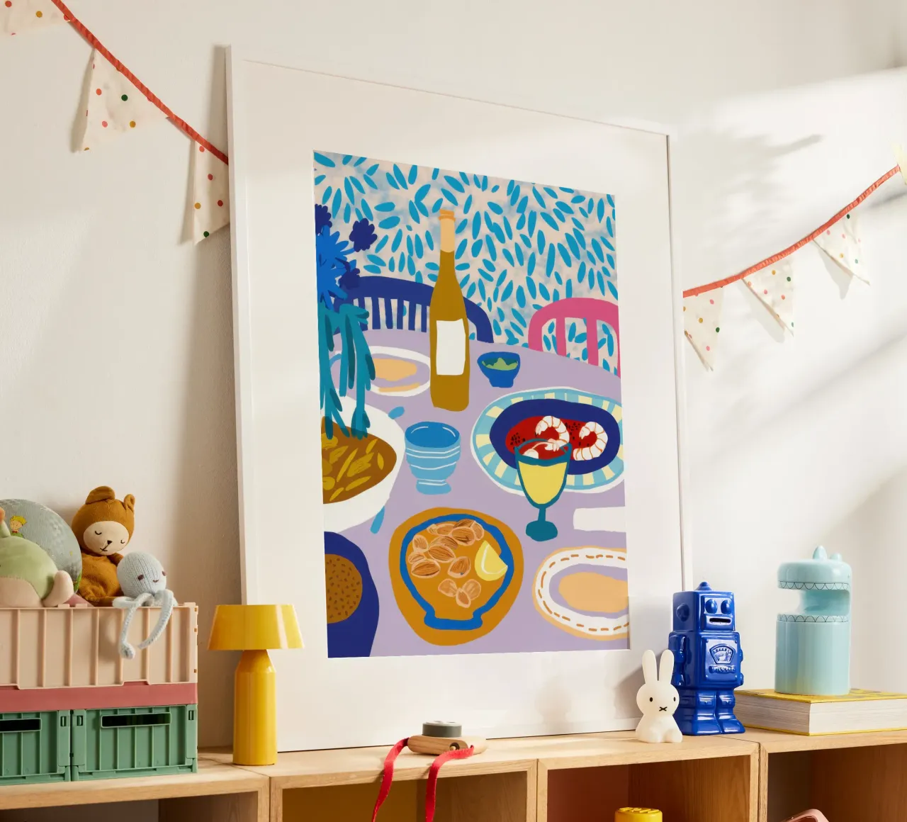 Banquete Mesa Azul hahnemühle de Pale Aura