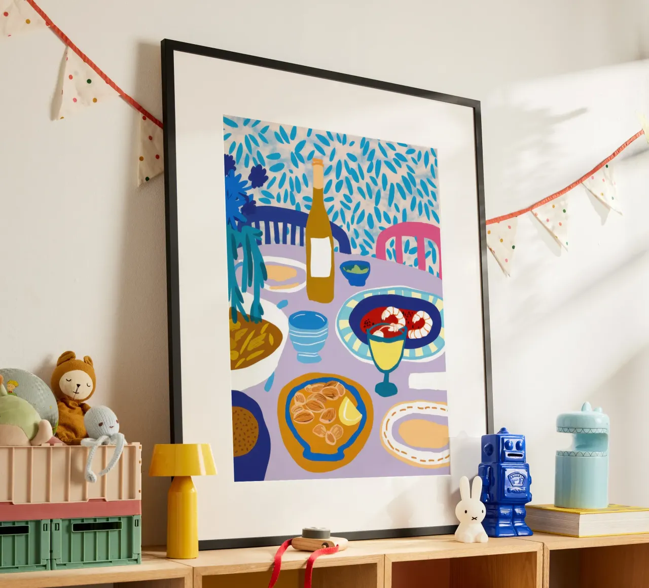 Banquete Mesa Azul hahnemühle de Pale Aura
