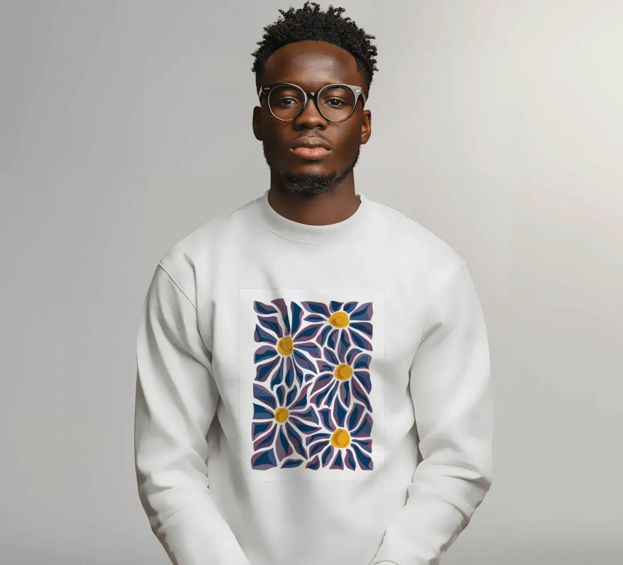 Modello Margherita Pop felpa da Pale Aura