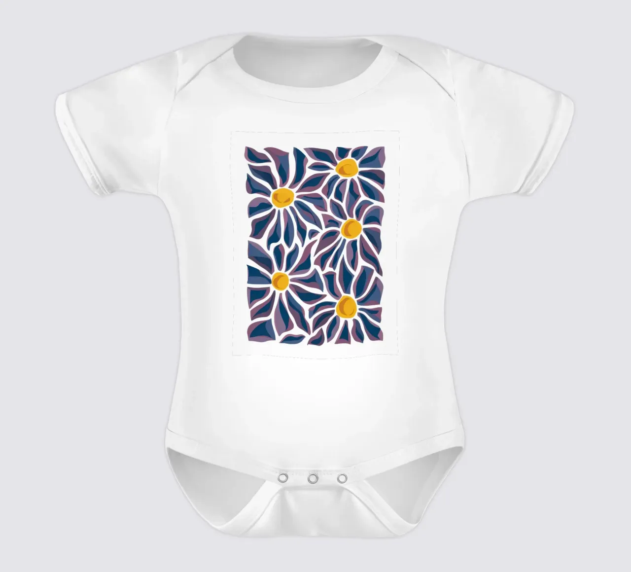Modello Margherita Pop body neonato maniche corte da Pale Aura