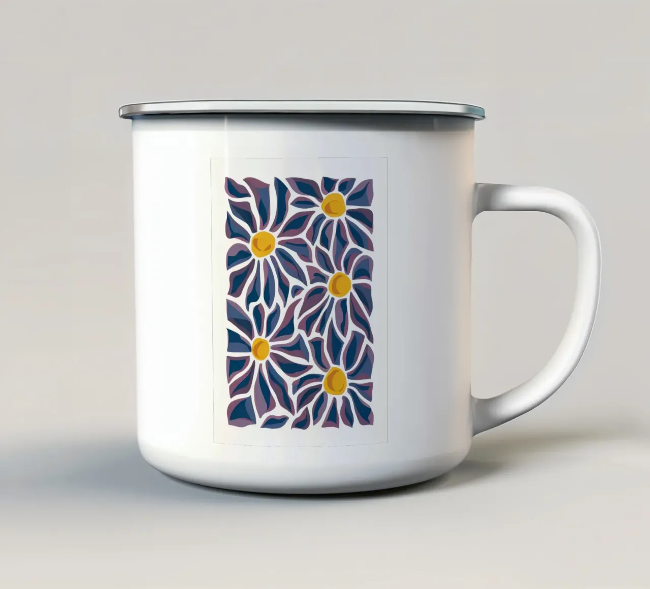 Modello Margherita Pop tazza in smalto da Pale Aura