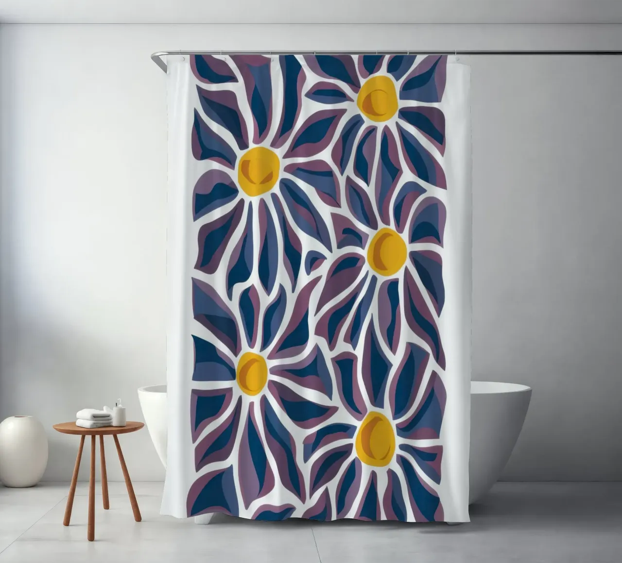 Modello Margherita Pop tenda da doccia da Pale Aura