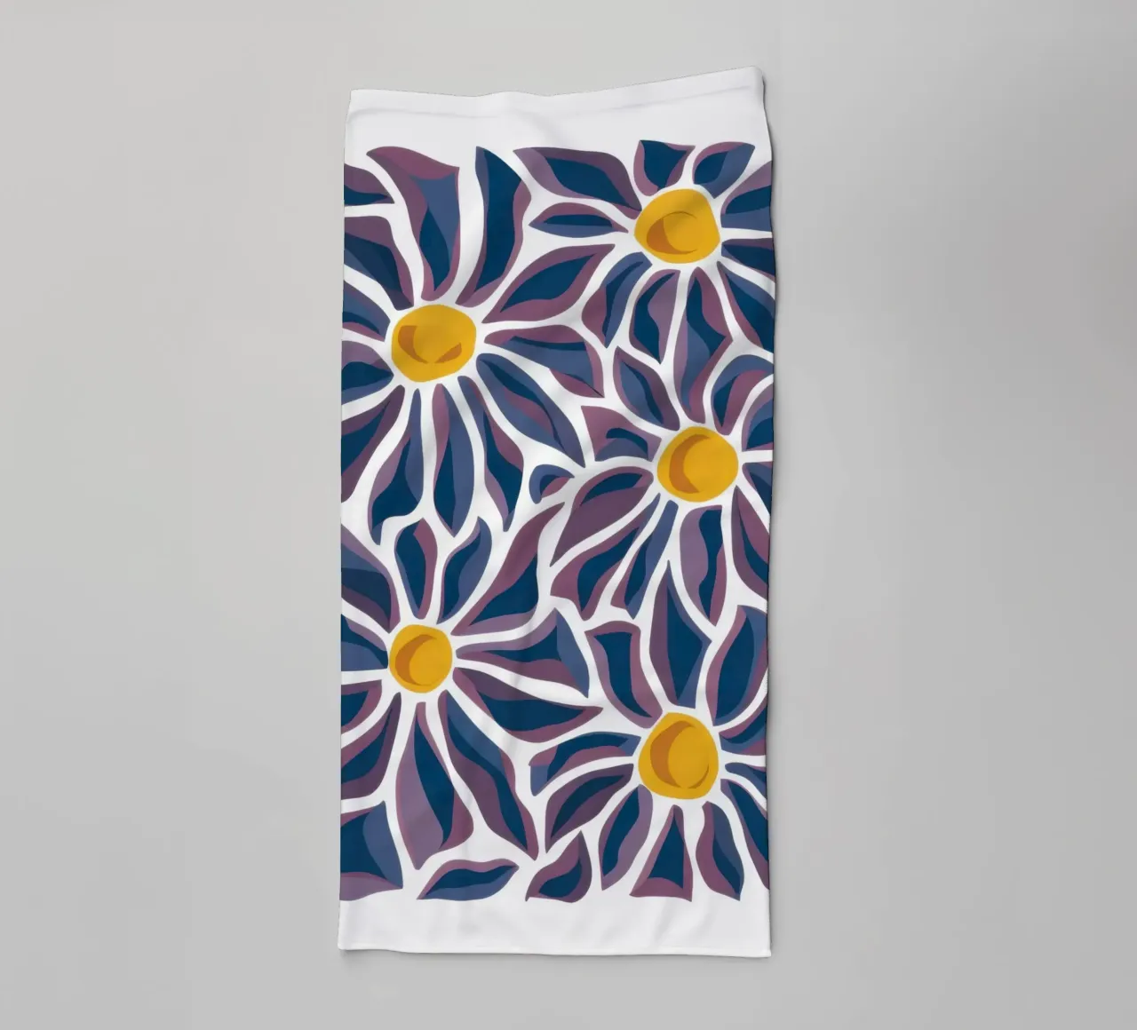 Daisy Pattern Pop towel by Pale Aura