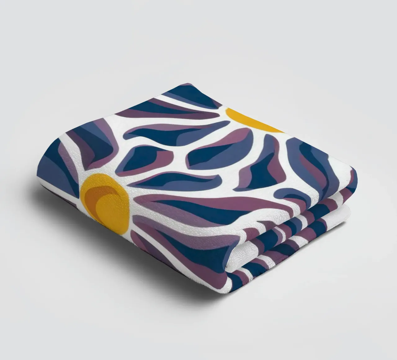 Daisy Pattern Pop towel by Pale Aura