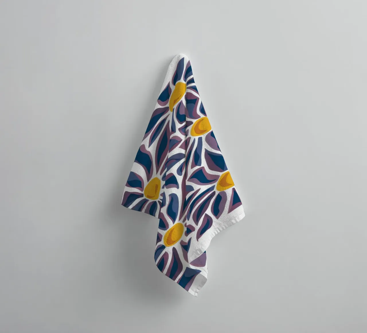 Daisy Pattern Pop towel by Pale Aura