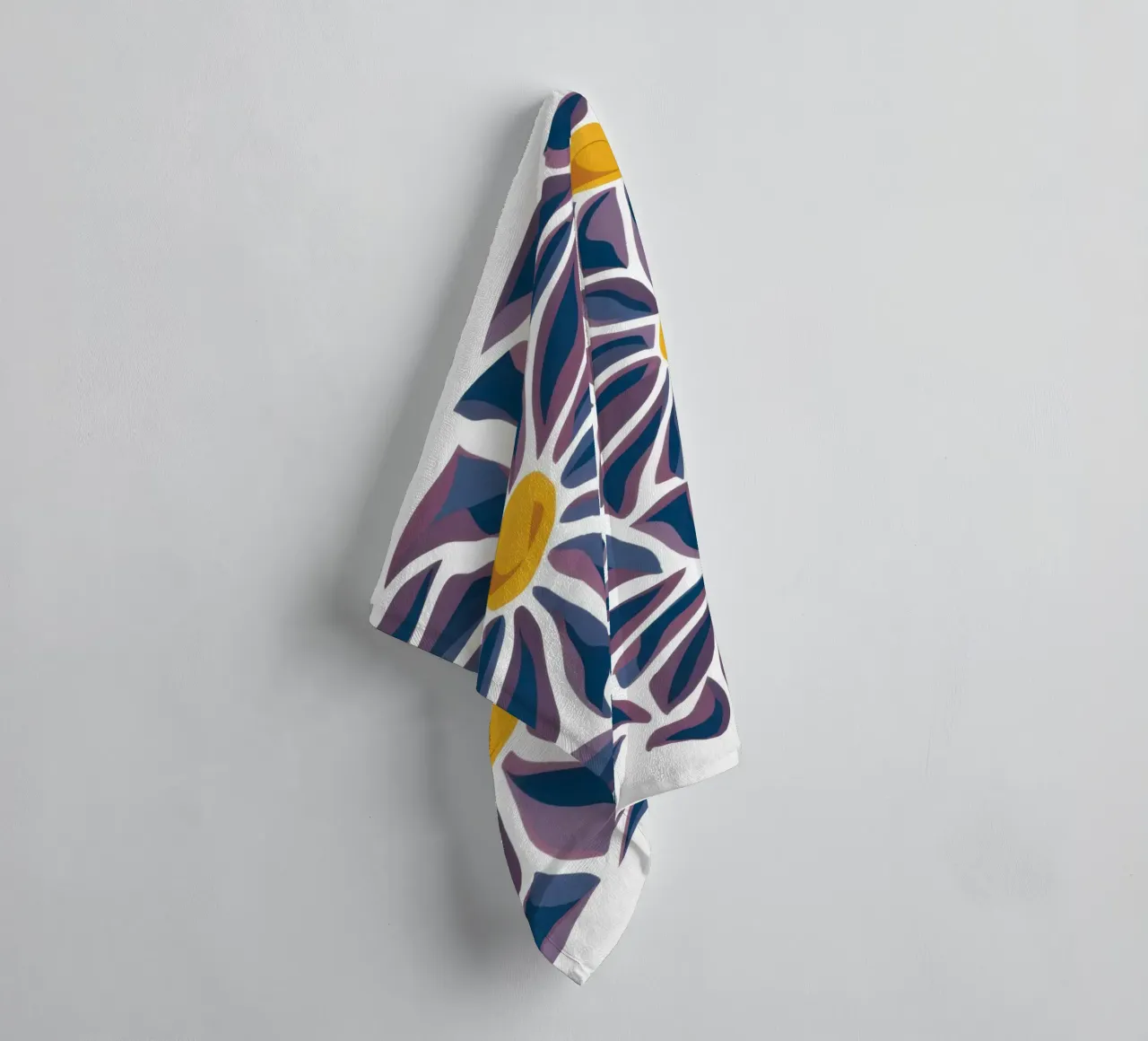 Daisy Pattern Pop towel by Pale Aura