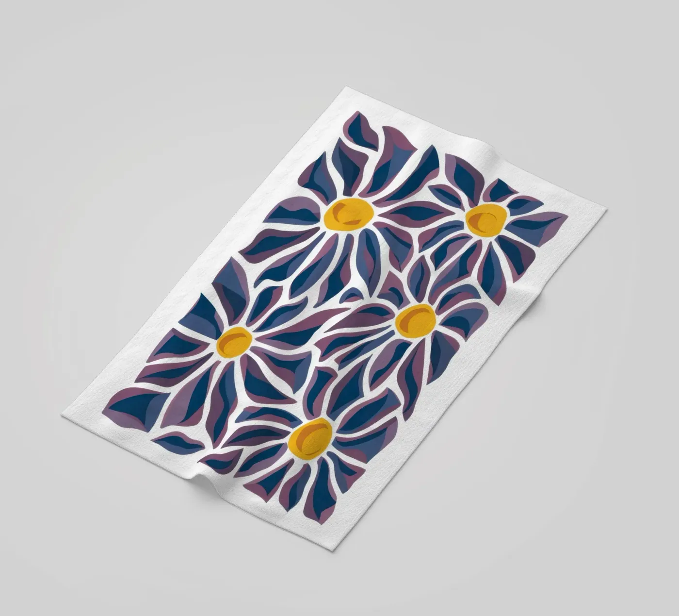 Daisy Pattern Pop Strandtuch von Pale Aura